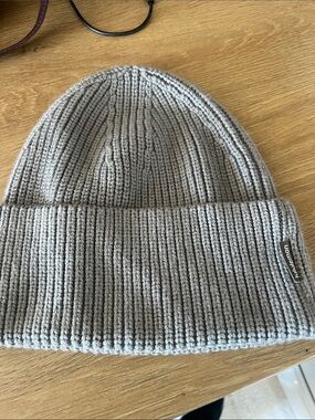 lululemon athletica Gray Rib-Knit Cuffed Beanie